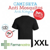 Camiseta antimosquitos stingbye camiseta manga corta  | talla xxl | color negro